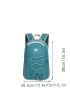 Polyamide Fashion Backpack Letter Graphic Foldable Zip Front