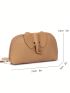 Elephant Design Wristlet Bag Zipper Genuine Leather Green