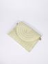 Color Block Straw Bag Flap Medium Vacation