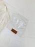 Mini Clear Square Bag Double Handle PVC