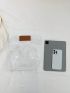 Mini Clear Square Bag Double Handle PVC