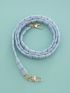 Two Tone Beaded Bag Strap
