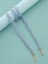 Two Tone Beaded Bag Strap