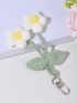 Flower Design Bag Charm Preppy