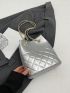 Mini Quilted Bucket Bag Drawstring Design Funky
