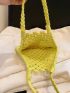 Mini Crochet Bag Hollow Out Design Vacation