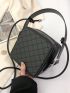 Mini Stitch Detail Square Bag Top Handle