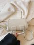 Mini Square Bag Twist Lock With Bag Charm