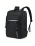 Medium Casual Daypack Zip Front With USB Charging Port