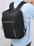 Medium Casual Daypack Zip Front With USB Charging Port