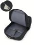 Medium Casual Daypack Zip Front With USB Charging Port