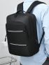 Medium Casual Daypack Zip Front With USB Charging Port