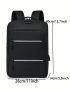 Medium Casual Daypack Zip Front With USB Charging Port