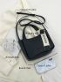 Mini Satchel Bag Double Handle Two Tone Fashion Style