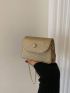 Mini Square Bag Flap Chain PU