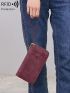 Letter Embossed Passport Case