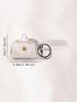 New Fashion Pu Keychain Mini Wallet Ladies Car Key Holder Coin Purse Clutch Bag