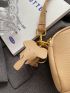 Classic Shoulder Bag Women Purse & Handbag Wide Fabric Solid Bag Ladies Daily Use Zipper PU