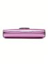 Crocodile Embossed Square Bag Pink Metallic Funky
