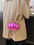 Small Novelty Bag Crocodile Embossed Chain Strap Funky Style