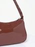 Medium Hobo Bag Solid Color Top Handle Minimalist Style