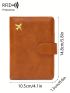 Airplane Graphic Passport Case For Travel