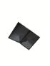 Crocodile Embossed Passport Case For Travel Black