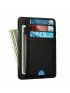 Pu Card Bag Wallet Id Credit Bank Card Holder For Men Business Card Cover Multi Card Slot