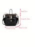 2023 Spring Women's Soft Pu Small Shoulder Bag Handbag Retro For Women