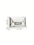 Medium Envelope Bag Crocodile Embossed Metallic Funky