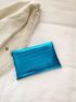 Medium Envelope Bag Crocodile Embossed Metallic Funky