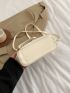 Small Dome Bag Braided Design Double Handle