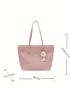 Women's Bag Large Capacity Tote Bag Practical Textured Shoulder Bag Fashion Female Shopping Travel Bag