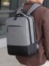 Medium Functional Backpack Zip Front With USB Charging Port Waterproof