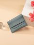 Slim Classic Card Holder Blue Minimalist For Daily