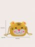 Cute Small Crossbody Bag Cartoon Shape Bag Ladies Pu Shoulder Bag