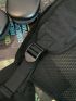 Small Sling Bag Color Block Zipper Adjustable-strap