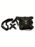 Women Punk Leg Bag Steampunk Waist Pack Motorcycle Thigh Hip Belt Pack