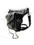 Women Punk Leg Bag Steampunk Waist Pack Motorcycle Thigh Hip Belt Pack