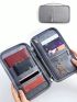 Gray Minimalist Passport Case