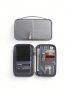 Gray Minimalist Passport Case