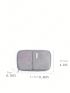 Gray Minimalist Passport Case