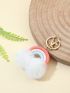 Rainbow Tassel Keychain Boho Pendant Plush Keyring Ornament Bag Purse Charm Accessories