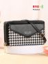Women's Small Crossbody Wallet, Multi Zipper Shoulder Bag For Phone, Portable Hand Bag