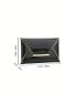 Medium Envelope Bag Geometric Embossed Metallic Funky