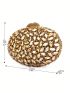 Mini Box Bag Rhinestone Decor Gold Funky For Party, Perfect Bride Purse For Wedding, Prom & Party Events