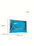 Crocodile Embossed Envelope Bag Blue Metal Decor Fashionable