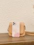 Mini Square Bag Adjustable Strap Flap PU