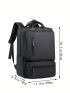 Oversized Classic Backpack Solid Color Waterproof For Men