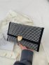 Medium Envelope Bag Rhinestone & Heart Decor